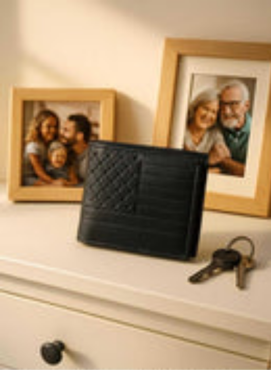 Geldbörse Stars and Stripes Ledergeldbörse für Männer und Frauen SimpleRick