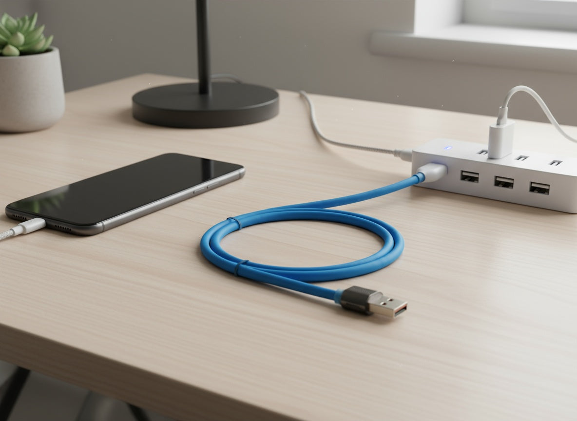 4-in-1 Highspeed Lade- & Datenkabel – Innovatives Design mit LED-Technik