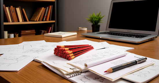 Premium HB Bleistifte – 5er Set für Schule, Büro & Kreative