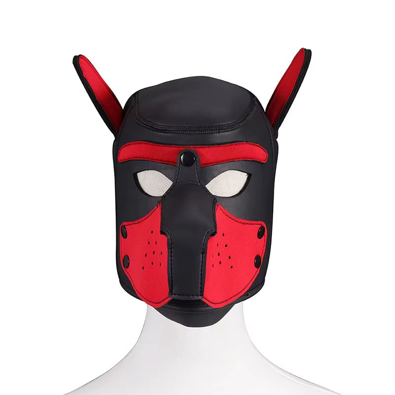 Neopren-Sexmasken für Männer und Frauen, Fetisch-Leder-Design, strapazierfähiges Sexspielzeug von SimpleRick, vielseitige Maskenoptik