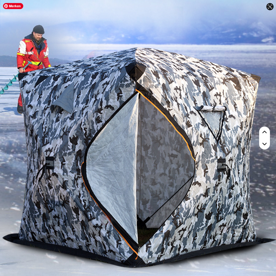 Wärmeisolierendes, Kältebeständiges Anglerzelt
