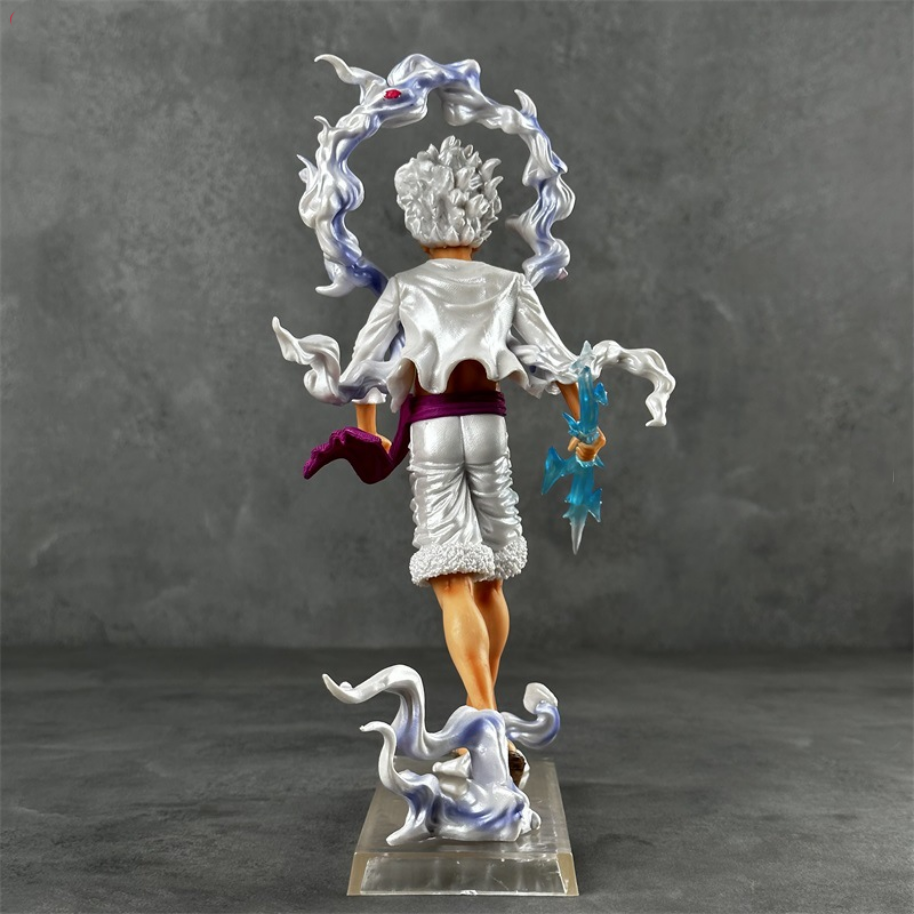Detaillierte Nika Luffy Monkey Figur aus PVC, Gear 5, von SimpleRick, japanisches Anime-Spielzeug, sammlerfreundliche Statue