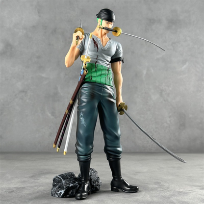 One-Piece Roronoa Zoro PVC Figur, Blood Battle Version, zweiköpfige, einteilige Anime-Statue von SimpleRick, Manga-Charakter.