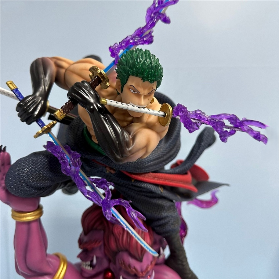 Sammelfigur Roronoa Zoro Drei Tausend Welten, einfache Rick, 50cm große PVC-Statue, detailreiche One Piece Actionfigur