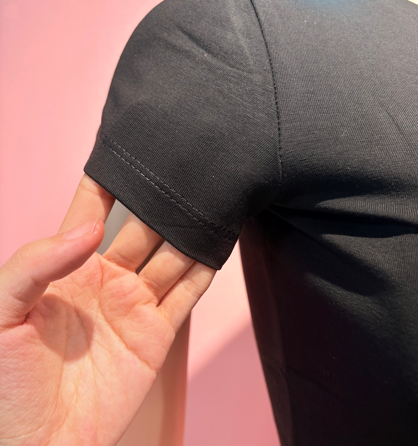 Damen Top von SimpleRick mit lockerer Passform, O-Ausschnitt, kurzen Ärmeln und Baumwoll-Print, ideal für den Alltag.