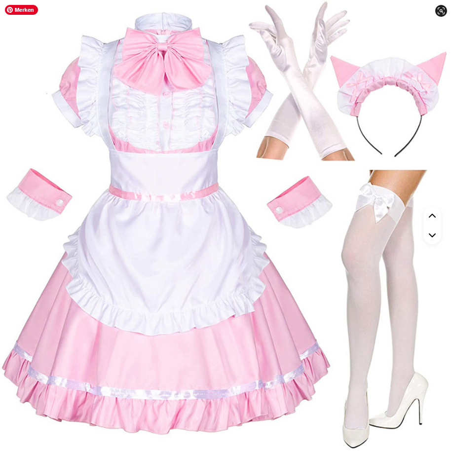 Schwarzes, rotes, blauschwarzes und lilafarbenes Dienstmädchen-Kleid von SimpleRick, Lolita Cosplay Kostüm mit eleganten Details