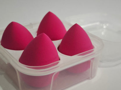 4er Set Pink Beauty Blender | Weiche Make-up Schwämme