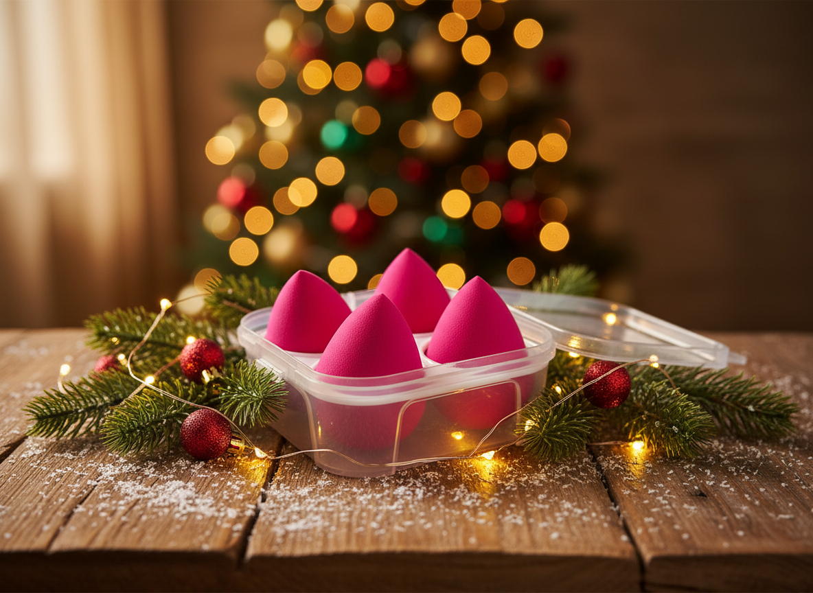 4er Set Pink Beauty Blender | Weiche Make-up Schwämme