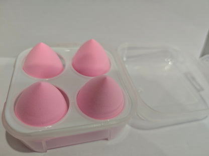 4er Set Pink Beauty Blender | Weiche Make-up Schwämme