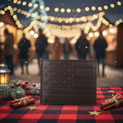 Geldbörse  Stars and Stripes Ledergeldbörse für Männer und Frauen  SimpleRick