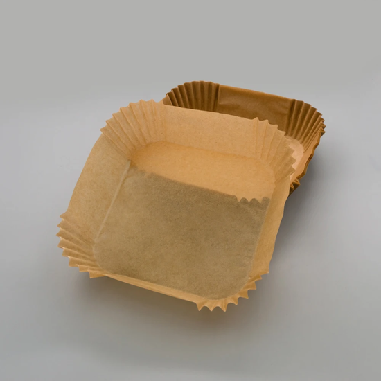 Backpapier für die Heißluftfritteuse 50 Stück– Antihaftbeschichtete, hitzebeständige Einlagen für einfaches Kochen | SimpleRick